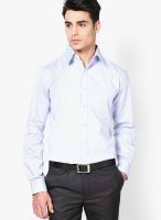 Jogur Lavender Solid Slim Fit Formal Shirt