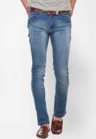 Jogur Washed Blue Slim Fit Jeans