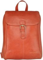 JUSTANNED Leather Women's 5 L Backpack(Red)