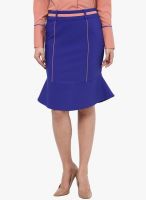 Kaaryah Blue Flared Skirt
