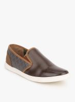 Knotty Derby Terry Side Stitch Brown Loafers