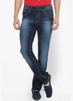 LIVE IN Washed Blue Slim Fit Jeans
