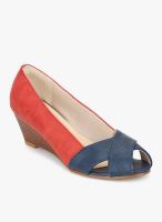 Lavie Blue Peep Toes