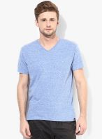 Lee Blue V Neck T-Shirt