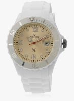 Maxima 31050Ppgn White Analog Watch
