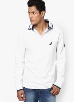 Nautica White Polo T Shirt