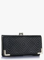New Look Quilted Dahlia Black Purse