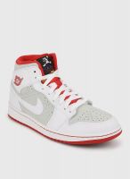 Nike Air Michael Jordan 1 Mid Wb White Basketball Shoes