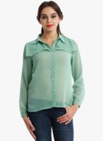 Nun Green Solid Shirt