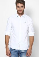 U.S. Polo Assn. White Casual Shirt