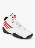 Adidas 3 Series 2014 K White Basketball Shoes