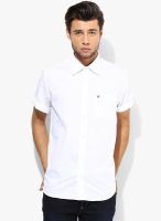 Allen Solly White Regular Fit Casual Shirt