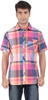 Anytime Men's Checkered Casual Multicolor Shirt