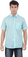 Anytime Men's Solid Casual Light Blue Shirt