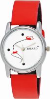 Asgard Red Rose Analog Watch - For Women, Girls