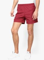 Berge Maroon Shorts