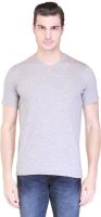 CLST Solid Men's V-neck Grey T-Shirt CLST Solid Men's V-neck Grey T-Shirt