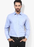 ColorPlus Blue Slim Fit Casual Shirt