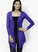 Color Cocktail Blue Solid Shrug