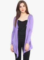 Color Cocktail Purple Solid Shrug