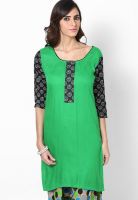 Divina Green Printed Kurta