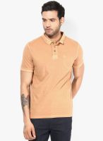 Forca By Lifestyle Brown Polo T-Shirt