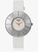 Helix Ti025hl0000-Sor White/Silver Analog Watch