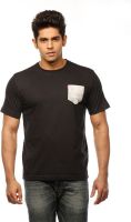 Huetrap Graphic Print Men's Round Neck Black T-Shirt Huetrap Graphic Print Men's Round Neck Black T-Shirt