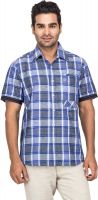 Laven Men's Checkered Casual Multicolor Shirt