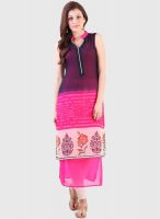 Libas Pink Printed Kurta