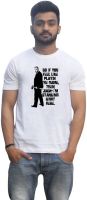 Lovely Collection Graphic Print Men's Round Neck White T-Shirt