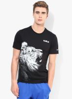 Nike AS Lebron ARCH Black Round Neck T-Shirt