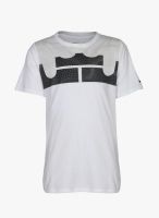 Nike Dri-Fit Lebron Logo Yth White T-Shirt