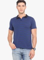 Northern Lights Blue Striped Polo T-Shirts