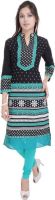Palakh Casual Printed Women's Kurti(Blue, Black)