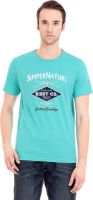 Palm Beach Printed Men's Round Neck Green T-Shirt Palm Beach Printed Men's Round Neck Green T-Shirt