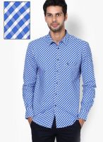 Parx Blue Casual Shirts