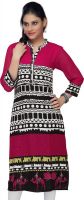 Shes Printed Women's A-line Kurta(Multicolor)