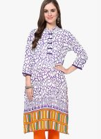 Shree Purple Printed Kurta