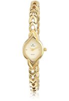 Titan Ne2252Ym02 Gold/Champagne Analog Watch