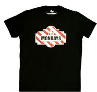 Udankhatola Printed Men's Round Neck Black T-Shirt