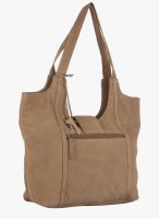 Alessia Tan Suede Handbag