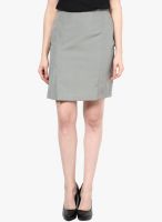 Athena Grey Pencil Skirt