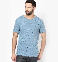Bellfield Blue Round Neck T-Shirt