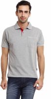 Classic Polo Solid Men's Polo Neck Grey T-Shirt