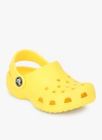 Crocs Classic Yellow Clogs
