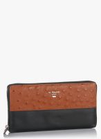 Da Milano Rust/Black Leather Wallet