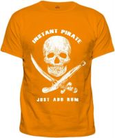 Dvaita Graphic Print Men's Round Neck Yellow T-Shirt