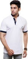 Enquotism Solid Men's Polo Neck Multicolor T-Shirt
