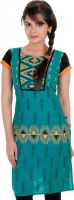 Estyle Casual, Festive, Wedding Printed Women's Kurti(Green)